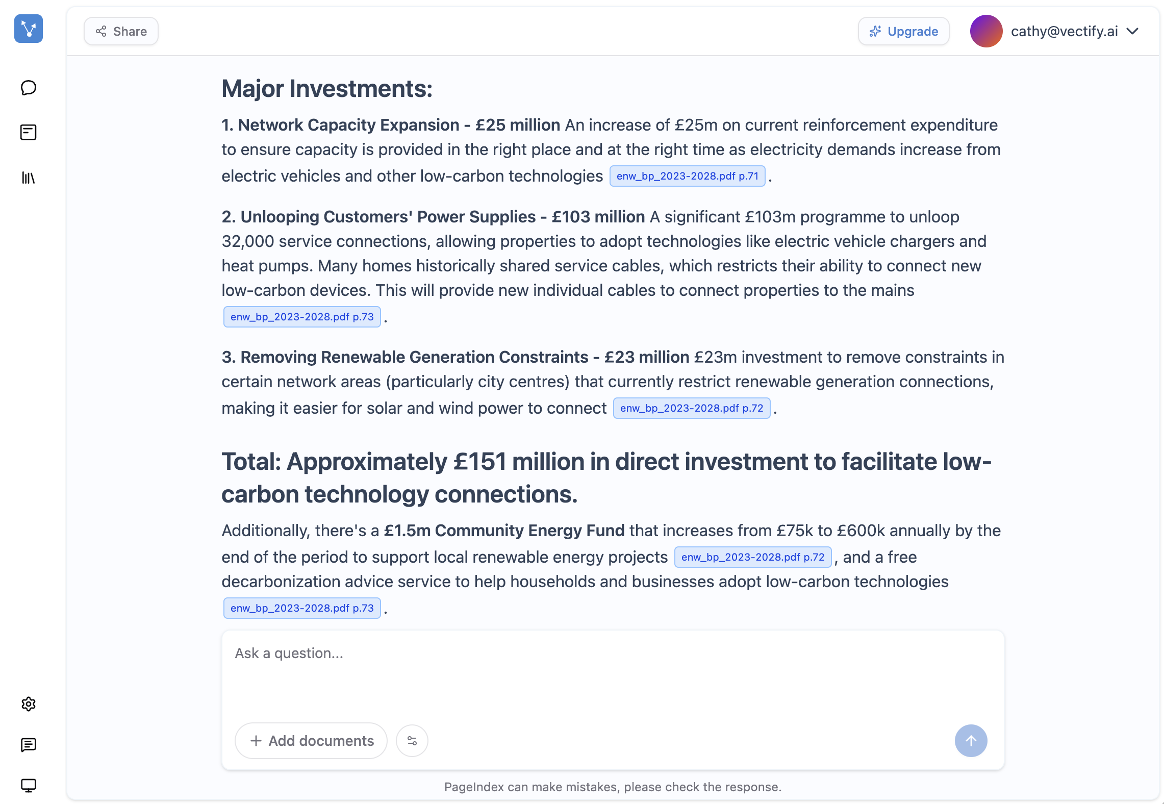 PageIndex Chat screenshot