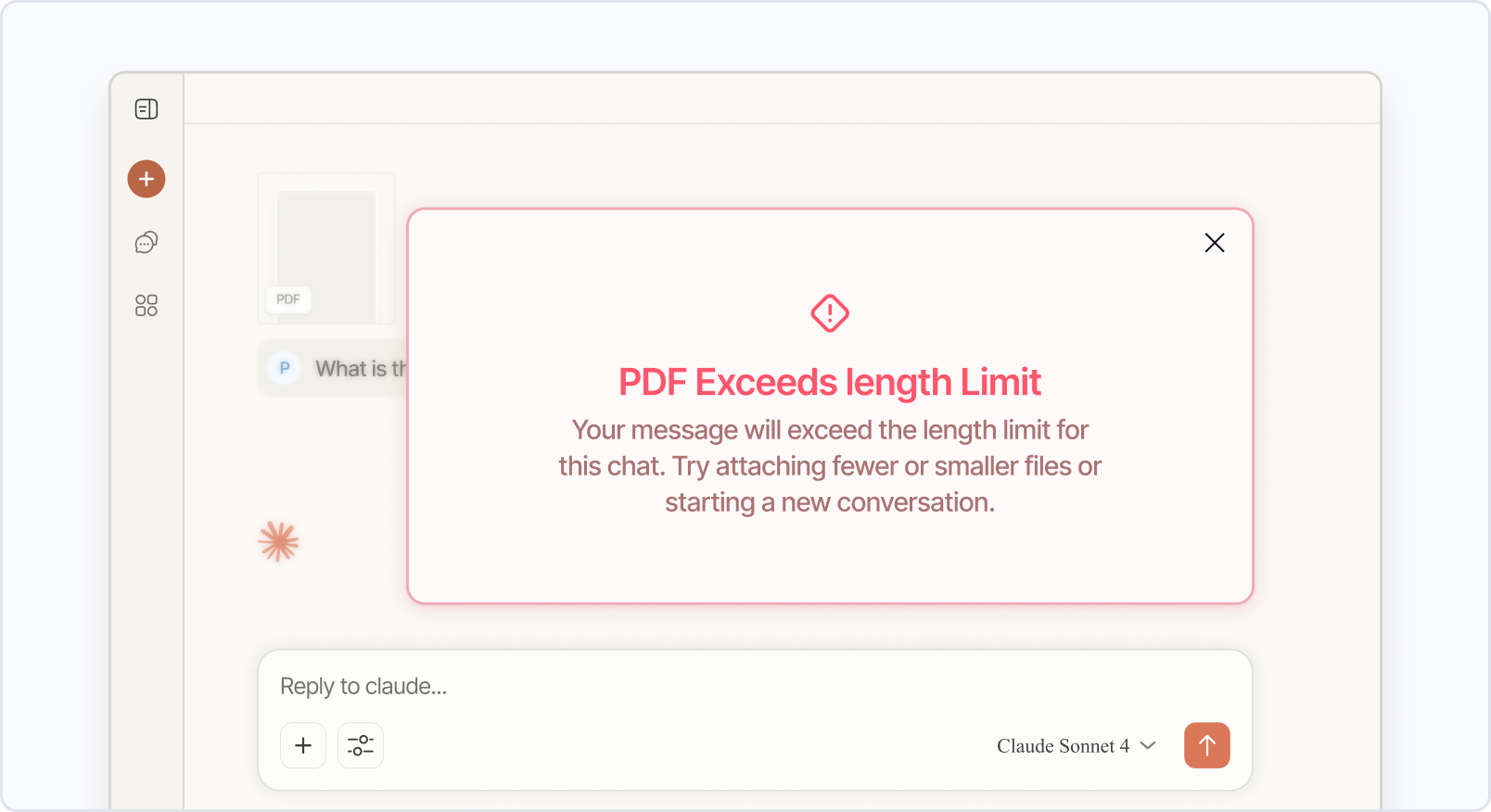 Claude PDF length limit error